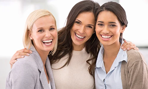 smiling ladys